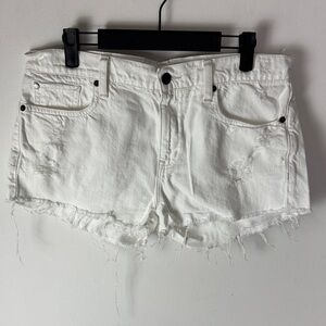 Ralph Lauren White Jean Shorts - Women's 29
